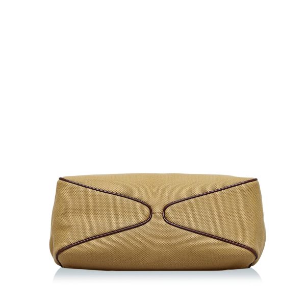 Gucci Wood Handle Canvas Handbag (zB1eEr) Online