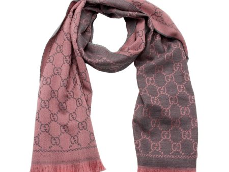 Gucci Wool GG Reversible Scarf (SHF-3woLAR) Hot on Sale