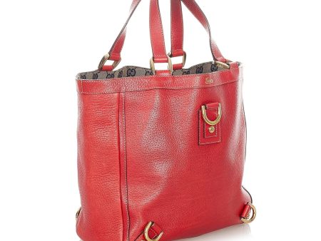 Gucci Abbey D-Ring Leather Tote Bag (21120) Hot on Sale