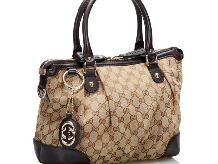 Gucci GG Canvas Sukey Handbag (35275) Supply