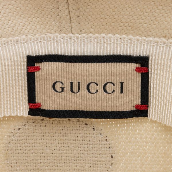 Gucci Canvas Web Stripe Fedora Bucket Hat - Size M (A6MK94) on Sale