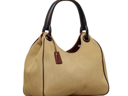 Gucci Wood Handle Canvas Handbag (zB1eEr) Online