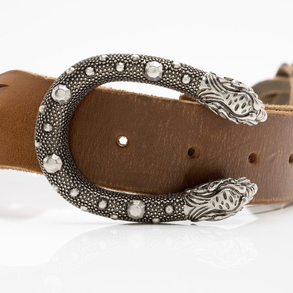 Gucci Braided Distressed Leather Dionysus Belt - Size 36   90 (23271) For Cheap