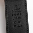 Gucci Leather Interlocking G Belt - Size 32   80 (23273) Supply