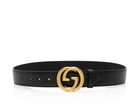 Gucci Leather Interlocking G Belt - Size 30   75 (SHF-NqTH3k) on Sale