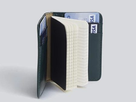 myPAPERCLIP Classic Card Holder Wallet - Green For Cheap