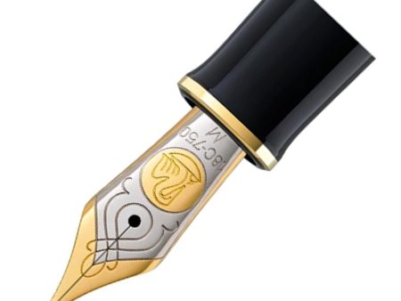 Pelikan M800 18K Gold Double Broad Nib Unit - Bicolour For Sale