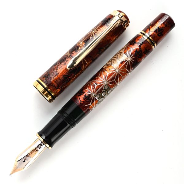 Pelikan M1000 Maki-e Fountain Pen - Ivy and Komon (Limited Edition) Online now