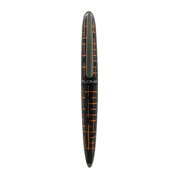 Diplomat Elox Fountain Pen - Matrix Black Orange For Discount