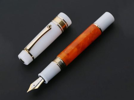 Majohn (Moonman) M400 Fountain Pen - Glazed Yellow Orange GT Supply