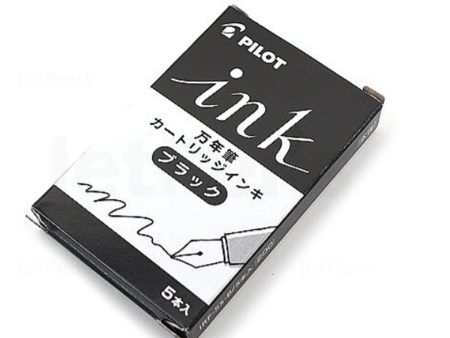 Pilot Ink Cartridge Pack of 5 - Black Hot on Sale