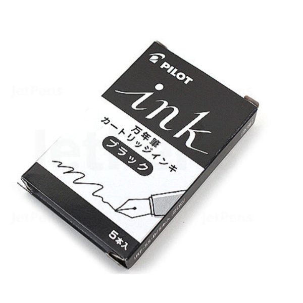 Pilot Ink Cartridge Pack of 5 - Black Hot on Sale