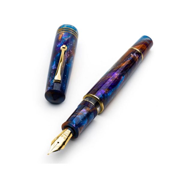 Leonardo MZ Grande 2.0 Galattica No.6 14K Gold Fountain Pen - Universe GT (Limited Edition) Online Sale