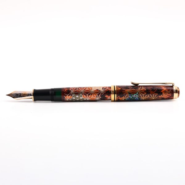 Pelikan M1000 Maki-e Fountain Pen - Ivy and Komon (Limited Edition) Online now