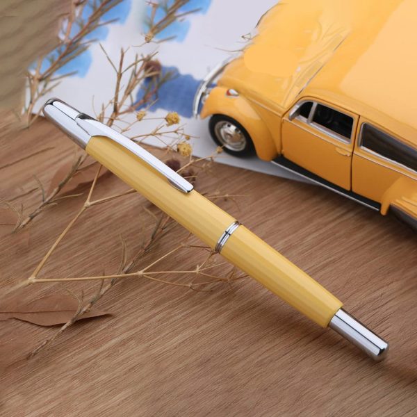 Majohn (Moonman) A2 Fountain Pen - Almond Yellow CT For Cheap