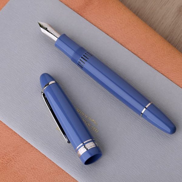 Majohn (Moonman) P136 Fountain Pen - Glacier Blue CT Hot on Sale