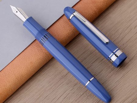 Majohn (Moonman) P136 Fountain Pen - Glacier Blue CT Hot on Sale