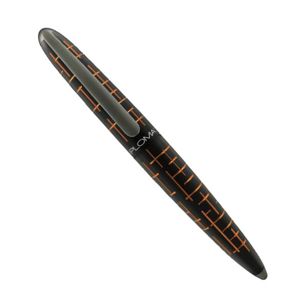 Diplomat Elox Fountain Pen - Matrix Black Orange For Discount