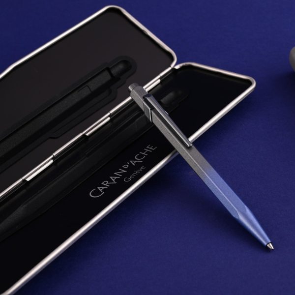 Caran d Ache 849 Claim Your Style Ball Pen - Stormy Blue (Special Edition) Online Sale