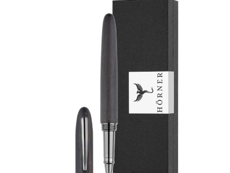 Horner Imperius Wood Roller Ball Pen - Black RT Fashion