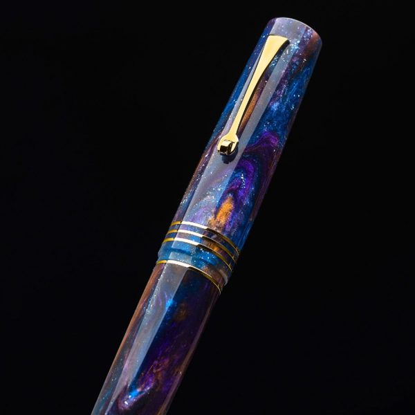 Leonardo MZ Grande 2.0 Galattica No.6 14K Gold Fountain Pen - Universe GT (Limited Edition) Online Sale