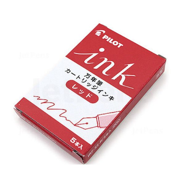 Pilot Ink Cartridge Pack of 5 - Red Cheap