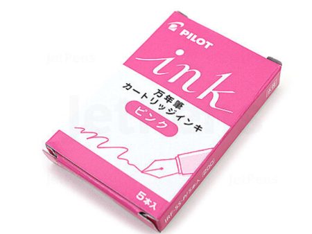 Pilot Ink Cartridge Pack of 5- Pink Online