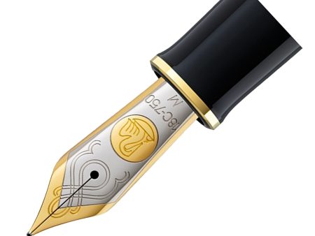 Pelikan M1000 18K Gold Medium Nib Unit - Bicolour Hot on Sale